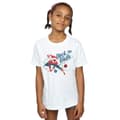 Miniatyrbild 2 av 3: Marvel Spider-Man Deck the Walls T-shirt i bomull för flickor