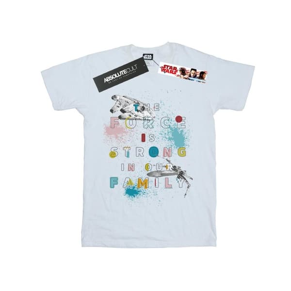Star Wars Force Family T-shirt i bomull för flickor