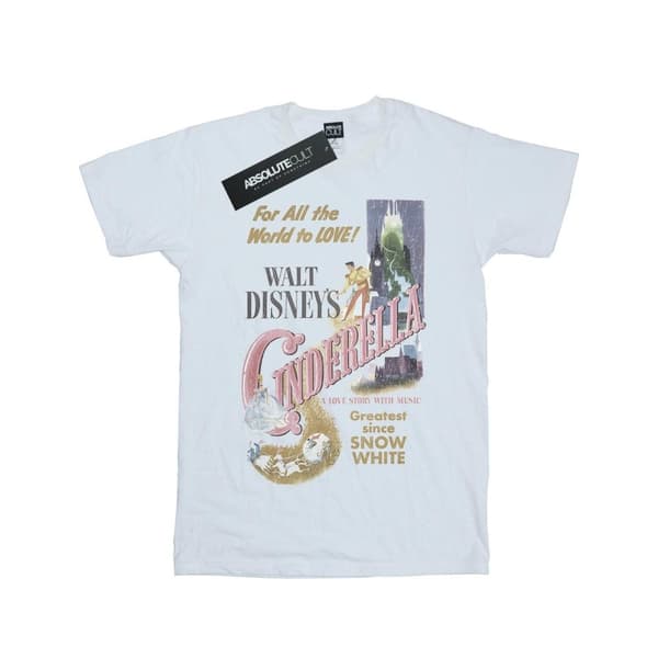 Disney Princess Cinderella Retro Poster T-shirt i bomull för flickor