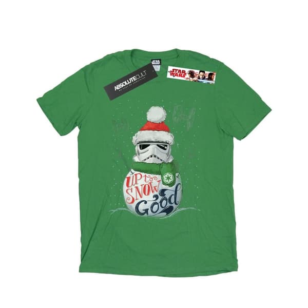 Star Wars Mens Stormtrooper Up To Snow Good T-Shirt