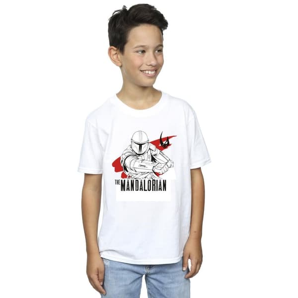 Star Wars Boys The Mandalorian Mando Shoots T-Shirt