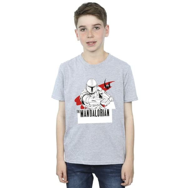 Star Wars Boys The Mandalorian Mando Shoots T-Shirt