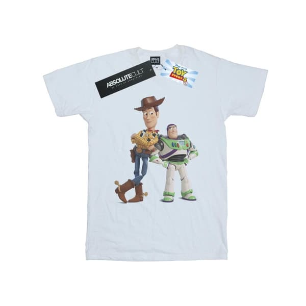Disney Girls Toy Story Buzz And Woody Standing Cotton T-Shirt