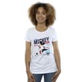 Pikkukuva 3 / 4: Disney Womens/Ladies Mickey Mouse Team Mickey Football Cotton T-Shirt