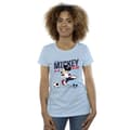 Pikkukuva 3 / 4: Disney Womens/Ladies Mickey Mouse Team Mickey Football Cotton T-Shirt