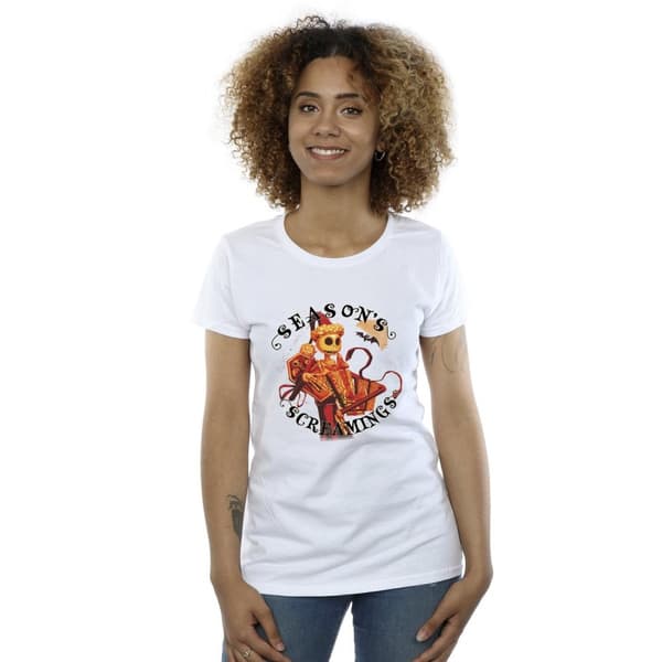 Disney Dam/Tjej - The Nightmare Before Christmas - Seasons Screamings - T-shirt i bomull