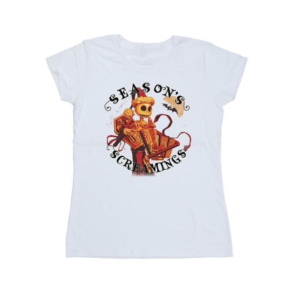 Disney Dam/Tjej - The Nightmare Before Christmas - Seasons Screamings - T-shirt i bomull