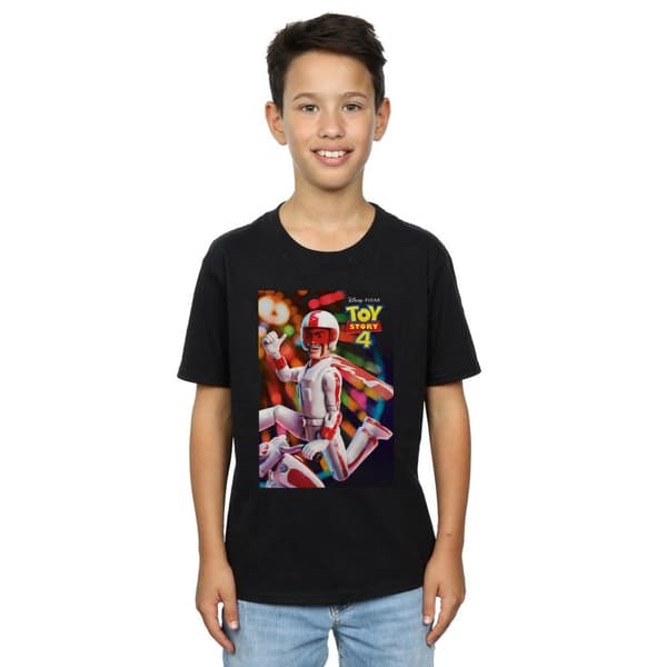 Disney T-shirt med affisch av Duke Caboom från Toy Story 4 för pojkar