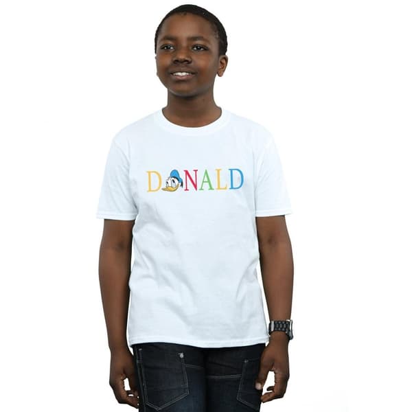 Disney Pojkar - Donald Duck - T-shirt med bokstäver