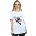 Miniatyrbillede 3 af 4: Marvel Womens/Ladies Deadpool Budda Budda Cotton Boyfriend T-Shirt
