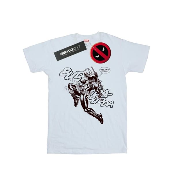 Marvel Womens/Ladies Deadpool Budda Budda Cotton Boyfriend T-Shirt