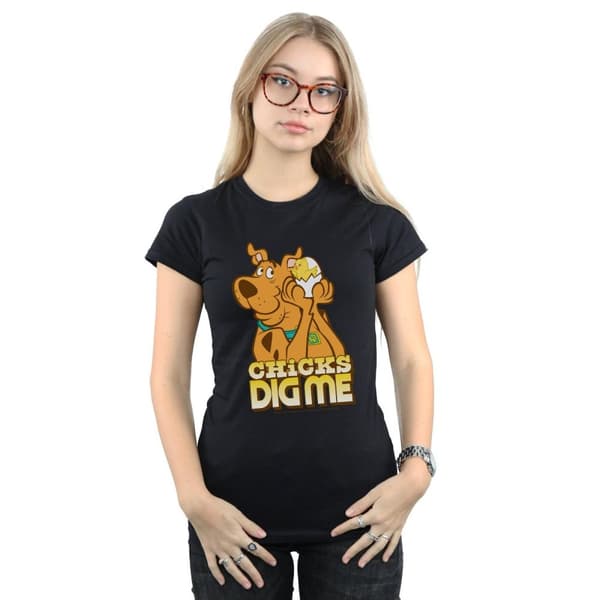 Scooby Doo Womens/Ladies Chicks Dig Me Cotton T-Shirt