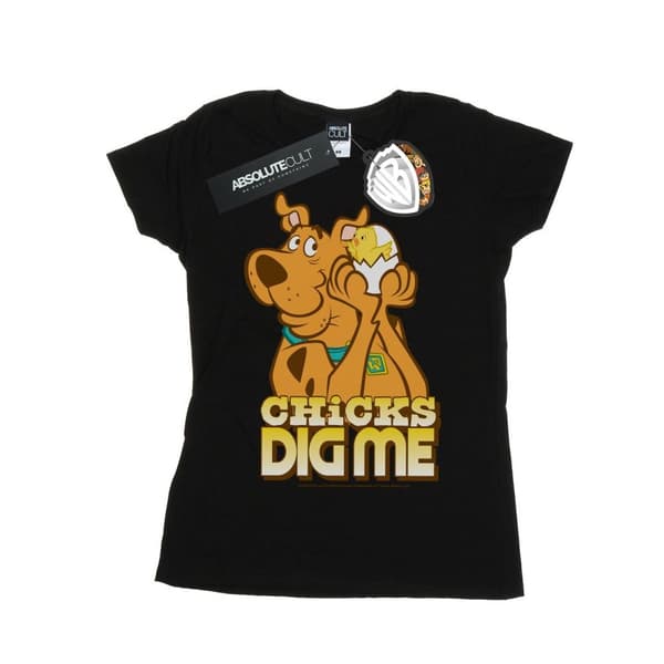 Scooby Doo Womens/Ladies Chicks Dig Me Cotton T-Shirt