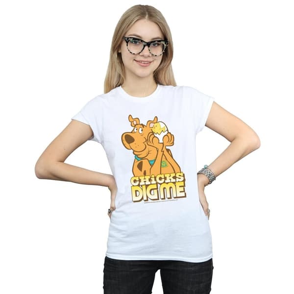 Scooby Doo Womens/Ladies Chicks Dig Me Cotton T-Shirt