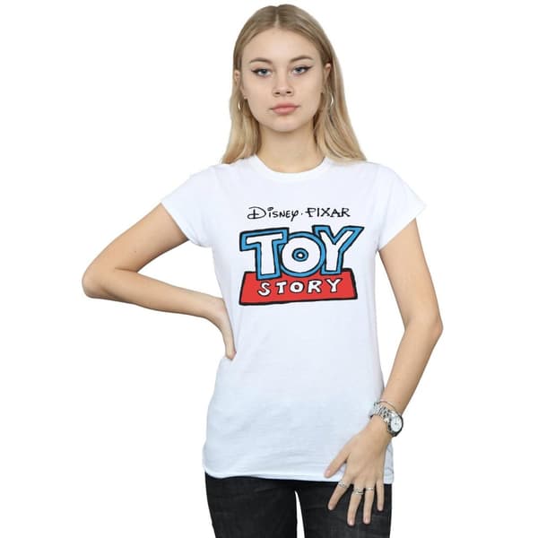 Disney Womens/Ladies Toy Story Cartoon Logo Cotton T-Shirt