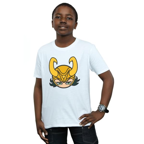 Marvel Boys Loki Close Up T-Shirt