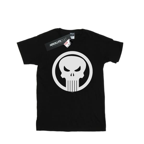 Marvel Pojkar - The Punisher - T-shirt med cirkelformad dödskalle