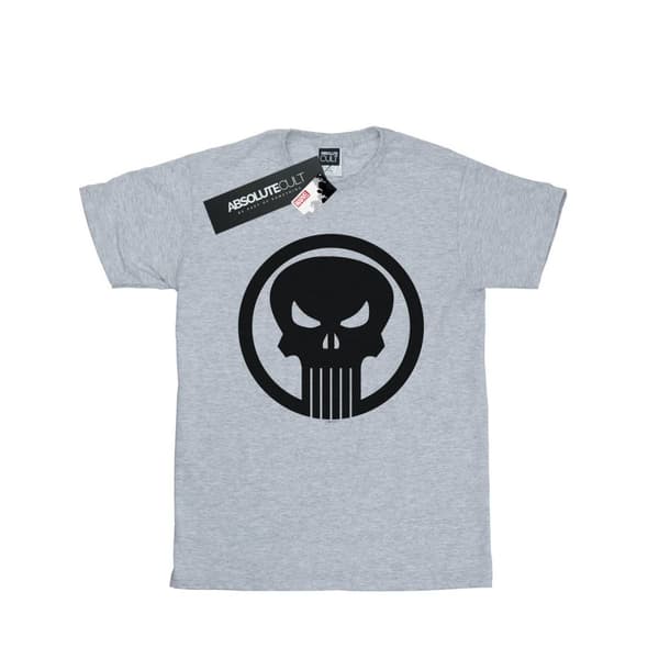 Marvel Pojkar - The Punisher - T-shirt med cirkelformad dödskalle