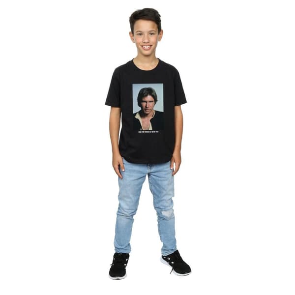 Star Wars Boys Han Solo May The Force T-Shirt