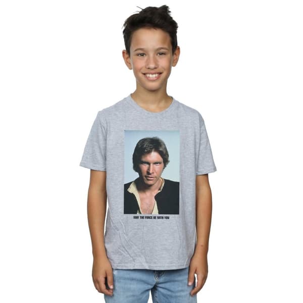 Star Wars Boys Han Solo May The Force T-Shirt