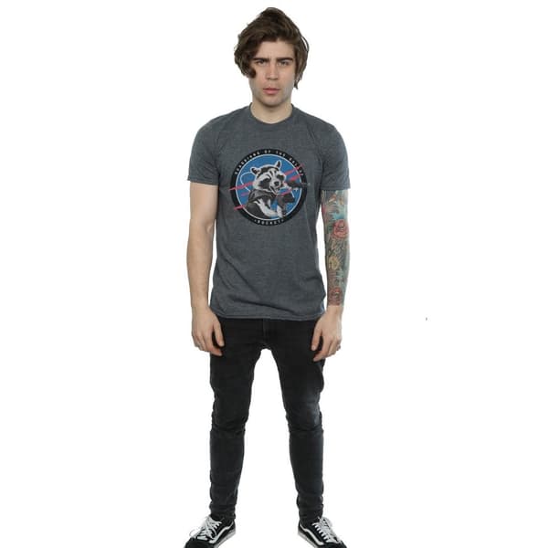 Marvel Guardians Of The Galaxy Rocket Emblem T-shirt för herrar