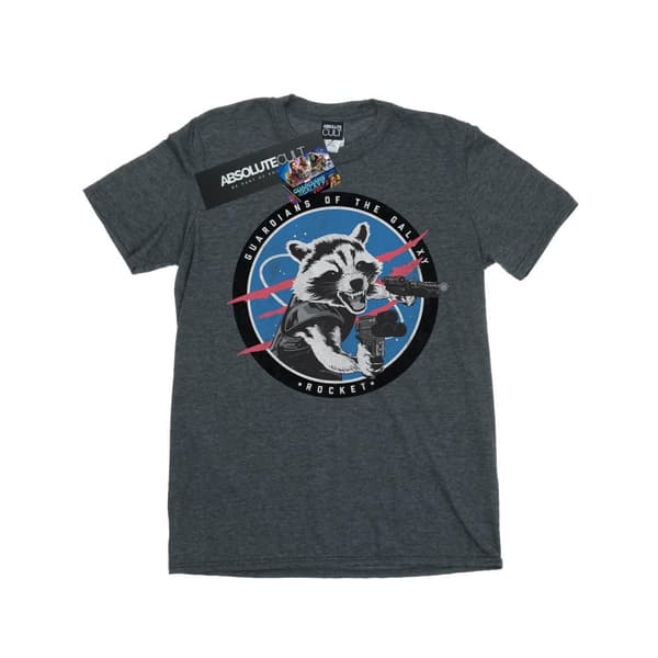 Marvel Guardians Of The Galaxy Rocket Emblem T-shirt för herrar