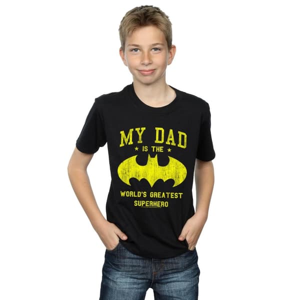 DC Comics Pojkar Batman Min pappa är en superhjälte T-shirt