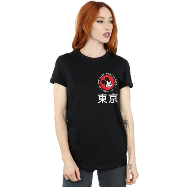 Disney Womens/Ladies Mickey Mouse What It Takes Cotton Boyfriend T-Shirt