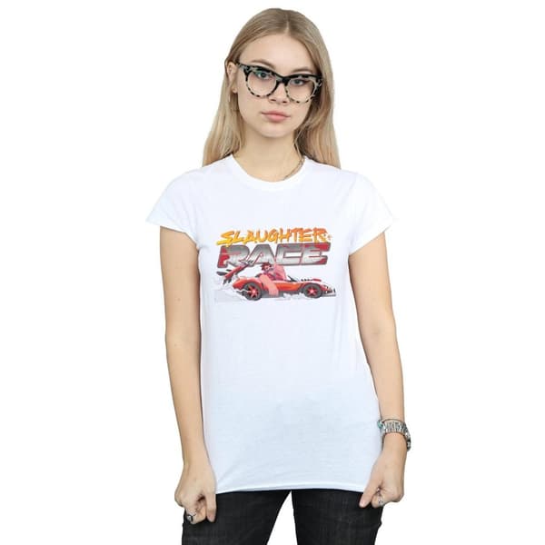 Disney Womens/Ladies Wreck It Ralph Slaughter Race Cotton T-Shirt