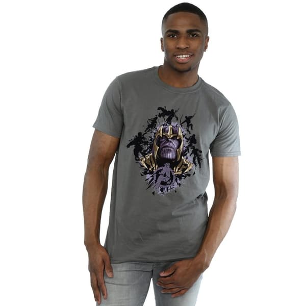 Marvel Mens Avengers Endgame Warlord Thanos T-shirt