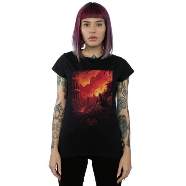 Star Wars: The Force Awakens Womens/Ladies Phasma Art Poster Cotton T-Shirt