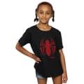Miniatyrbild 2 av 5: Marvel T-shirt i bomull med Spider-Man-logga för flickor