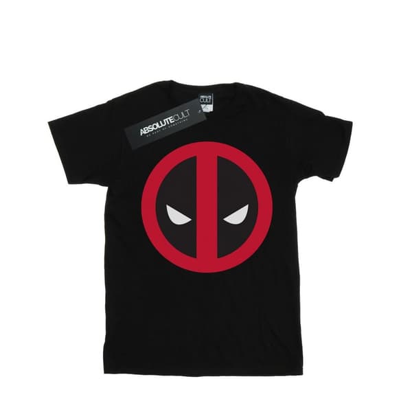 Marvel Mens Deadpool - T-shirt med ren logotyp i stort format