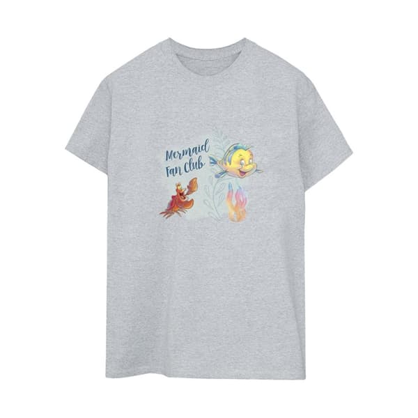 Disney Dam/Tjej Den lilla sjöjungfrun Club Boyfriend T-shirt i bomull