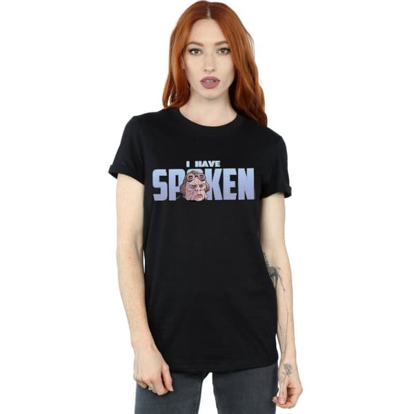 Star Wars Womens/Ladies The Mandalorian Kuiil I Have Spoken Cotton Boyfriend T-Shirt