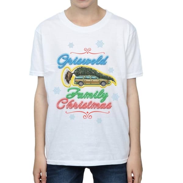 National Lampoon´s Christmas Vacation Griswold-familjens jul-t-shirt för pojkar
