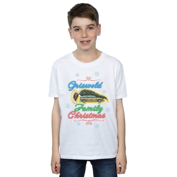 National Lampoon´s Christmas Vacation Griswold-familjens jul-t-shirt för pojkar