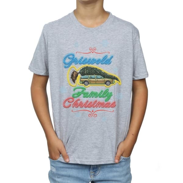 National Lampoon´s Christmas Vacation Griswold-familjens jul-t-shirt för pojkar