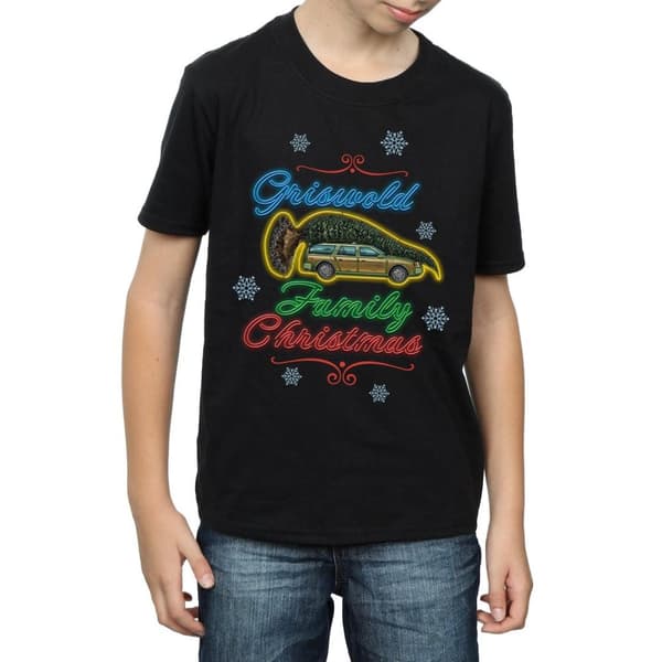National Lampoon´s Christmas Vacation Griswold-familjens jul-t-shirt för pojkar