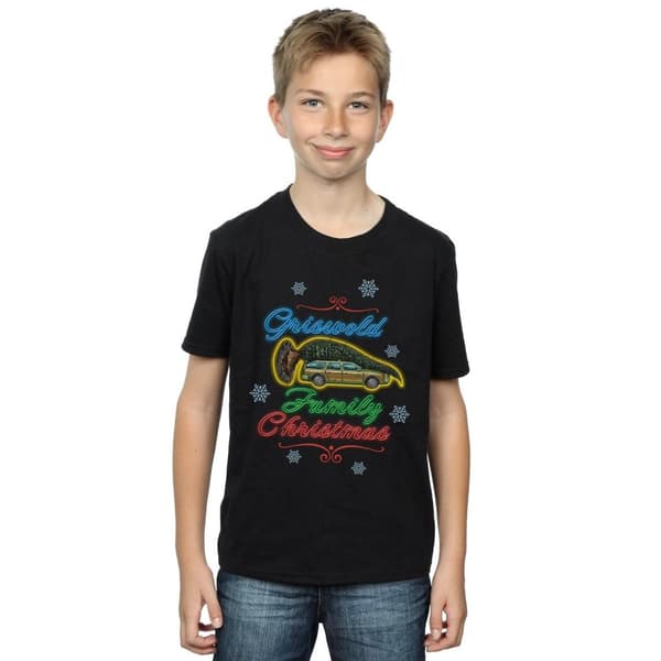 National Lampoon´s Christmas Vacation Griswold-familjens jul-t-shirt för pojkar