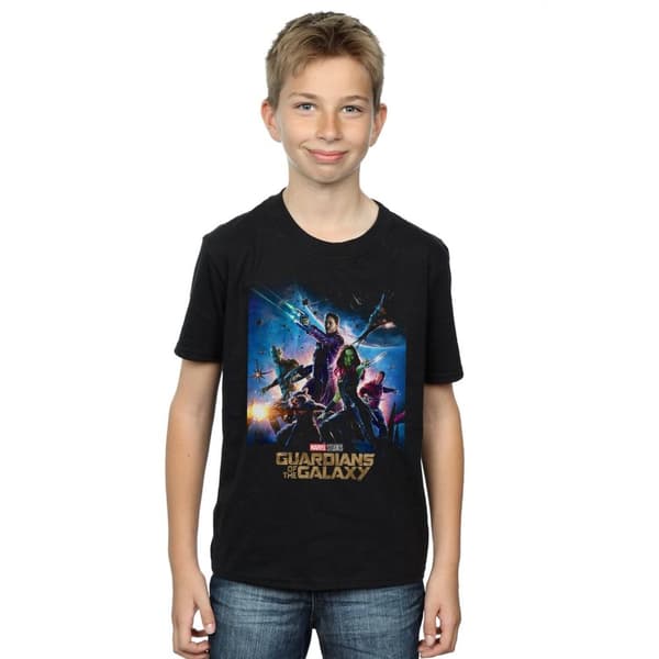 Marvel Studios Boys Guardians Of The Galaxy Poster T-Shirt