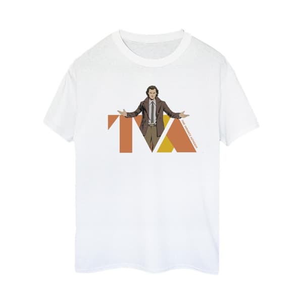 Marvel Womens/Ladies Loki TVA Pose Cotton Boyfriend T-Shirt