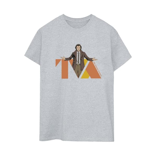 Marvel Womens/Ladies Loki TVA Pose Cotton Boyfriend T-Shirt