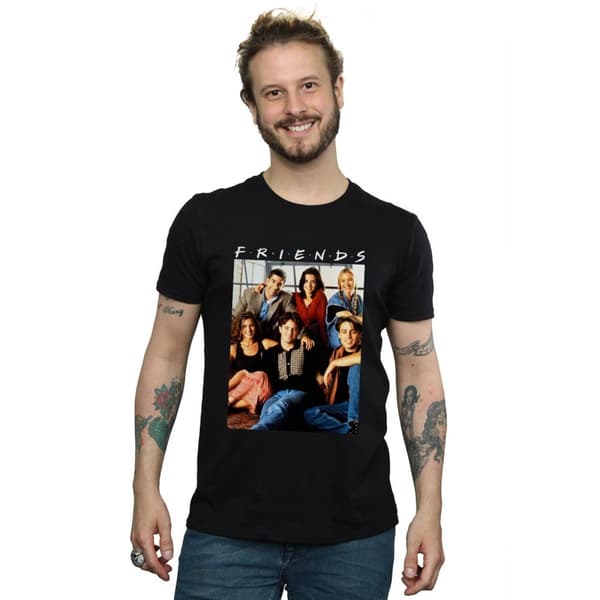 Friends Mens Group Photo Window T-Shirt