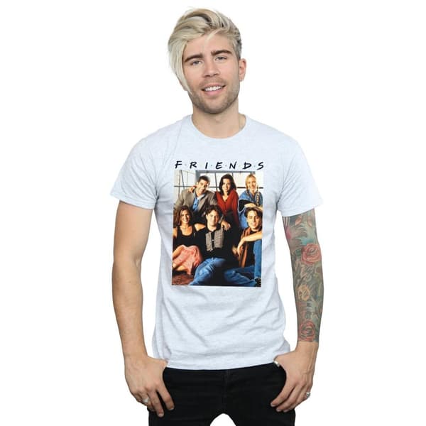Friends Mens Group Photo Window T-Shirt