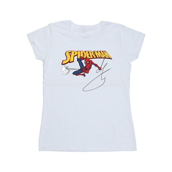 Marvel Dam/Tjej Spider-Man With A Book - T-shirt i bomull