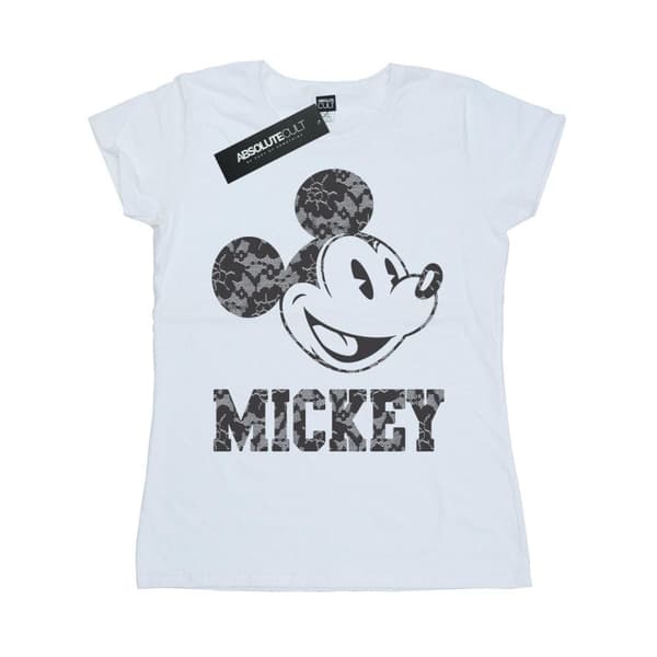 Disney Dam/Tjej Musse Pigg Spetsar Bomulls-T-shirt