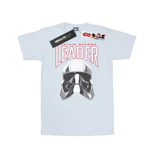 Star Wars Dam/Tjej The Last Jedi Ledarhjälm Boyfriend T-shirt i bomull