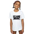 Miniatyrbillede 2 af 3: Star Wars Girls Clone Wars Logo Cotton T-Shirt
