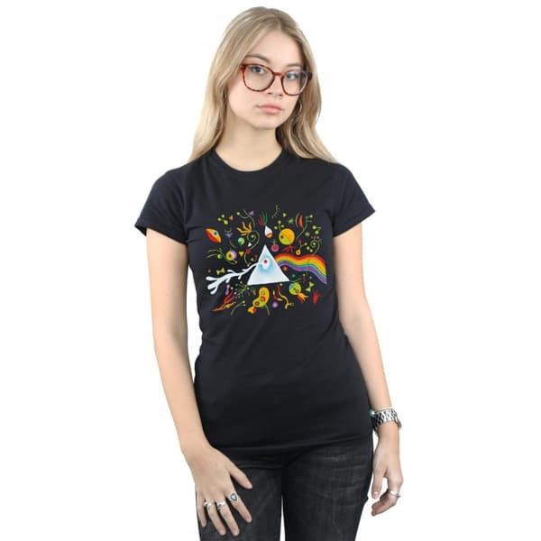 Pink Floyd Womens/Ladies Miro 70s Prism Cotton T-Shirt